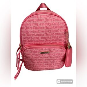 Juicy Couture Pink Lemonade Bestsellers Wordplay Backpack NWT